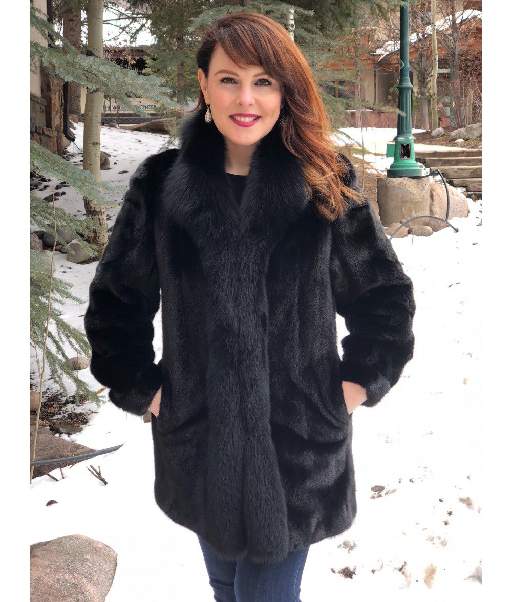 Ranch mink coat best sale