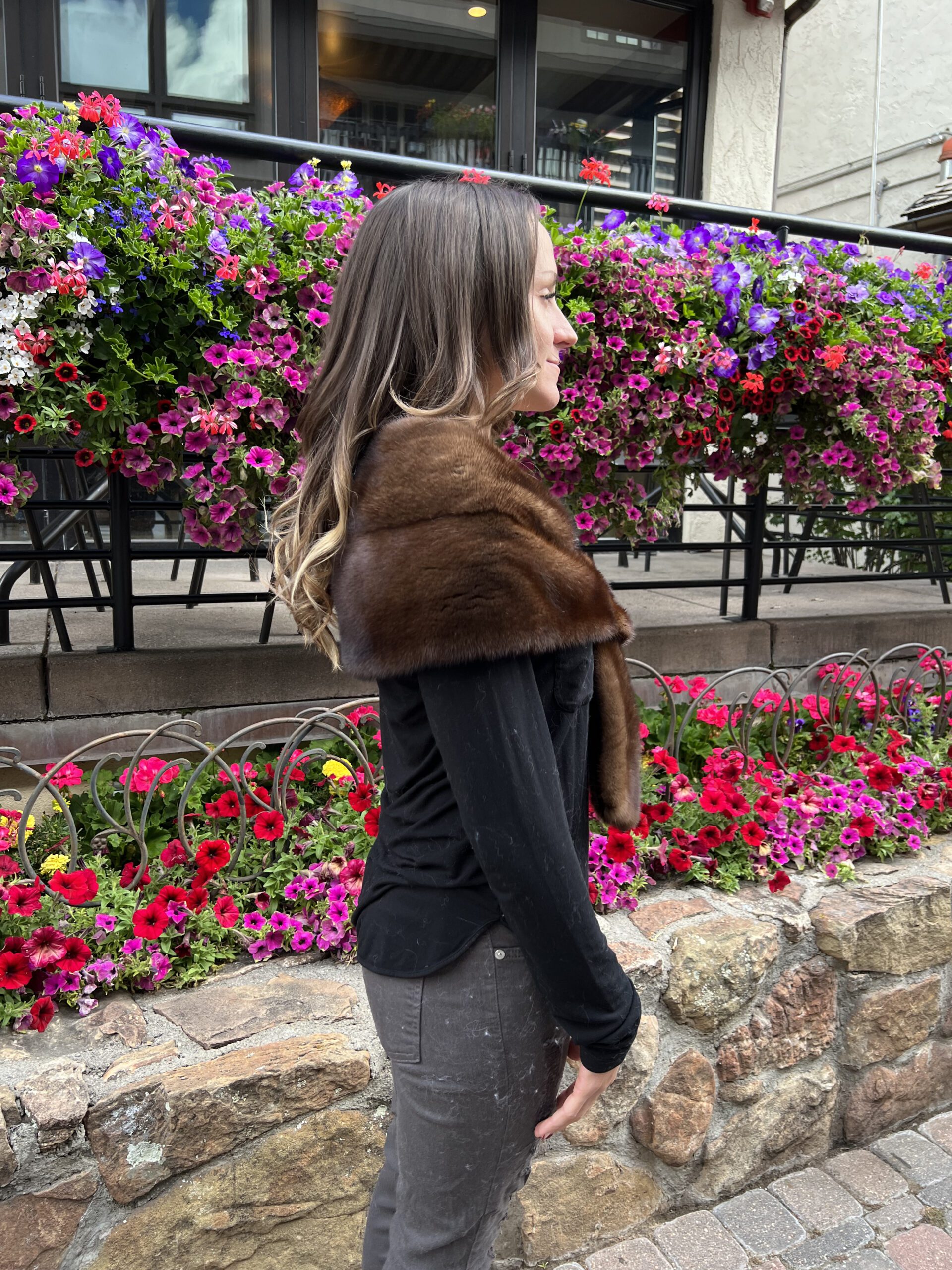 IMG_7481-scaled-1.jpg Our natural brown mink stole is timeless and elegant. This stole is a fashion statement, and perfect for those who appreciate the finer details in their wardrobe.