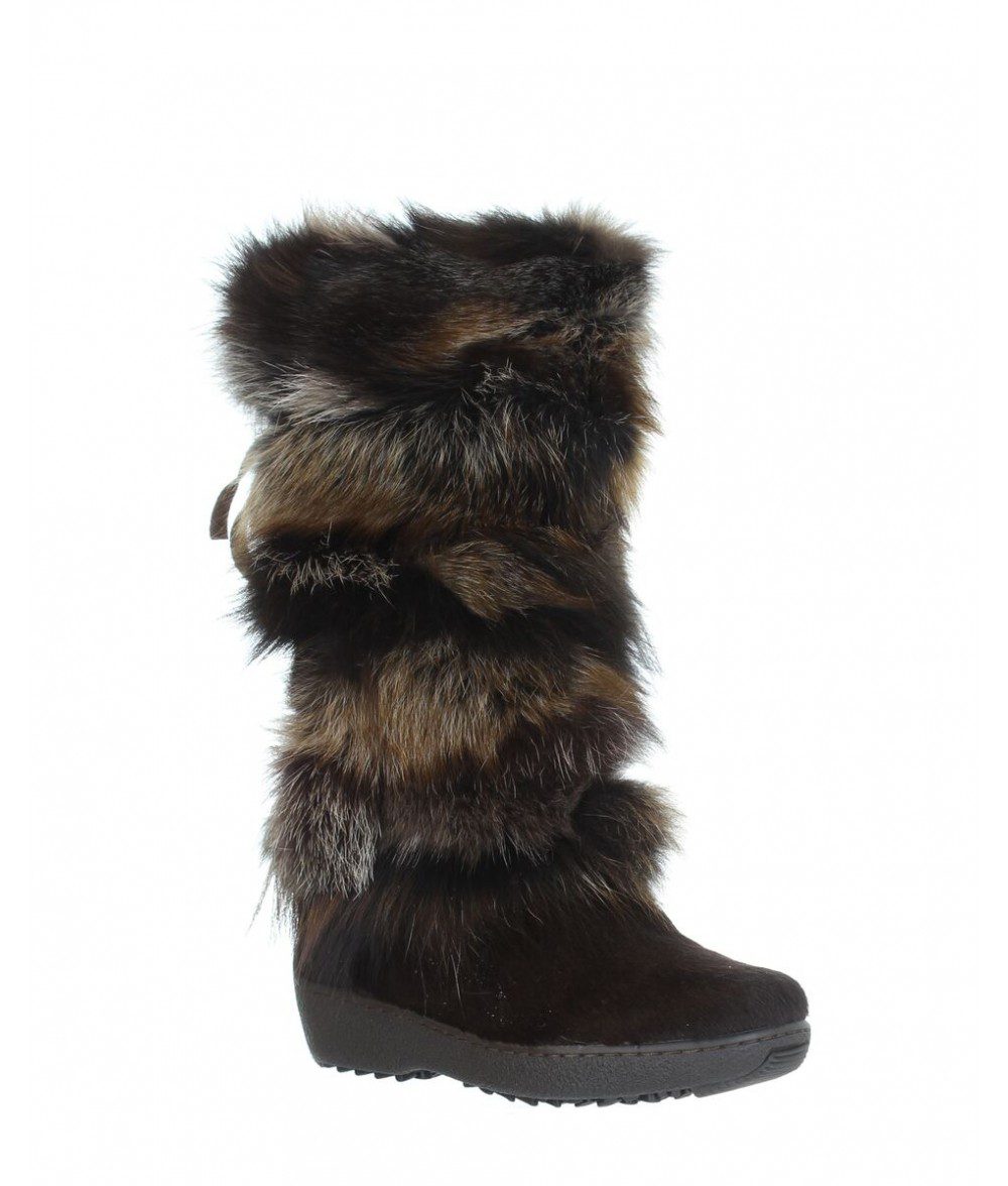 Pajar Kim Brown Boots | Fantasia Furs