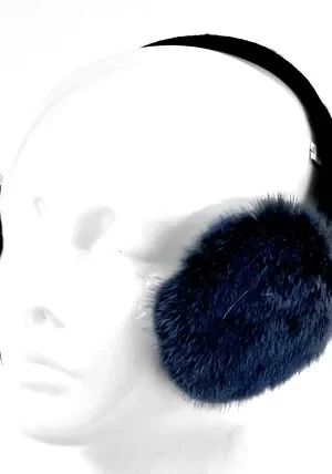 Our women's navy mink earmuffs offer a stylish and cozy way to keep warm during the colder months. Made from soft mink fur, these earmuffs provide warmth...