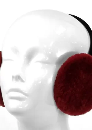 We make our red sheared beaver earmuffs from soft, rich fur in a beautiful red shade. These earmuffs offer cozy warmth and a soft touch.