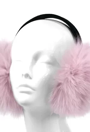 Our soft pink fox fur earmuffs combine cozy warmth with stylish design. Created with plush fox fur in a gentle pink color, these earmuffs provide soft...