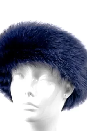 Our dyed eggplant fox fur headband is a luxe, stylish accessory that is warm and elegant. Made with soft fox fur, it provides comfort and keeps you warm...